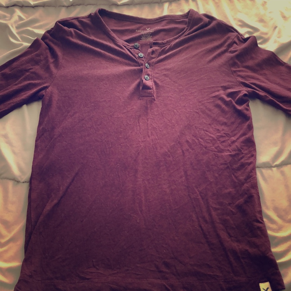 Long sleeve henley